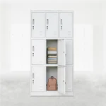 Locker metálico de 9 puertas de 3×3