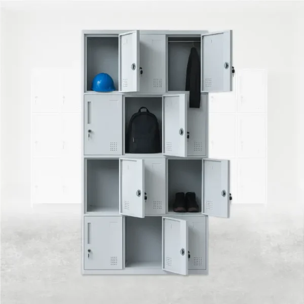 Locker metálico de 12 puertas de 3×4